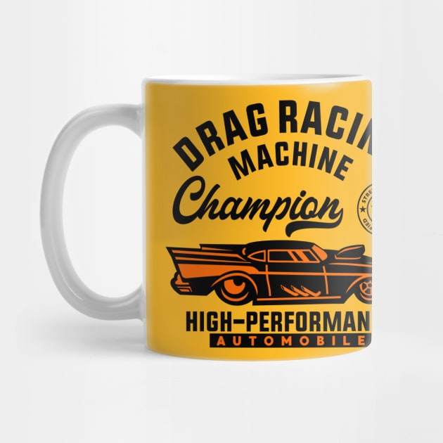 DRAG RACE MACHINE by beanbeardy